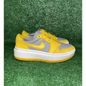 Nike Air Jordan 1 Elevate Low Women's Size 7 Cement Grey Maize Yellow DH7004-017